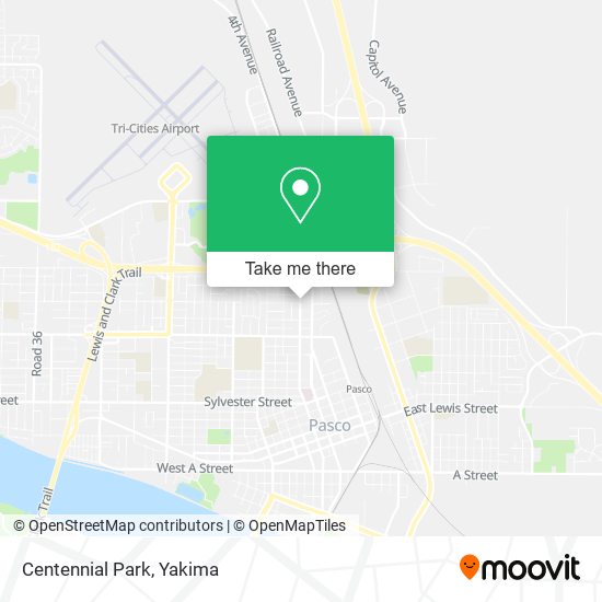 Mapa de Centennial Park