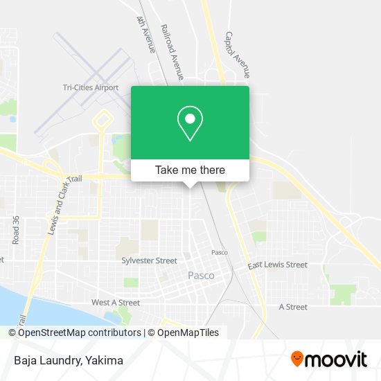 Mapa de Baja Laundry