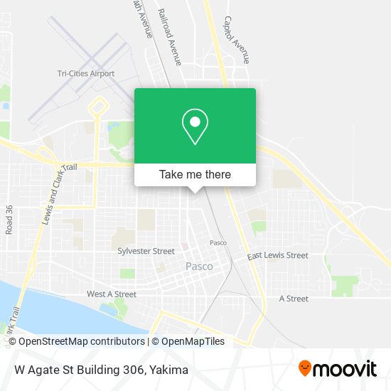 W Agate St Building 306 map