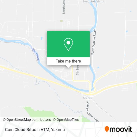 Mapa de Coin Cloud Bitcoin ATM