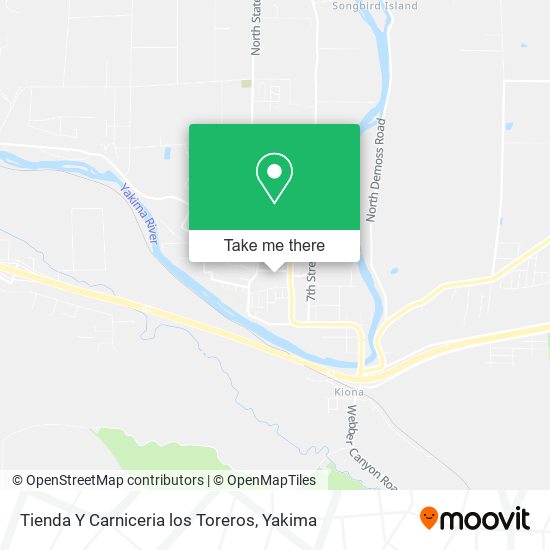 Tienda Y Carniceria los Toreros map