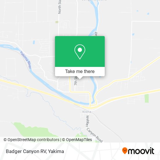 Badger Canyon RV map