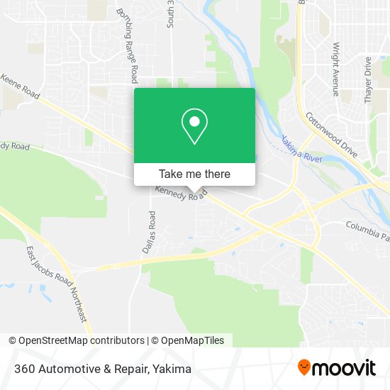 360 Automotive & Repair map