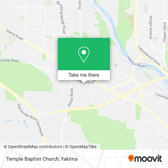 Mapa de Temple Baptist Church