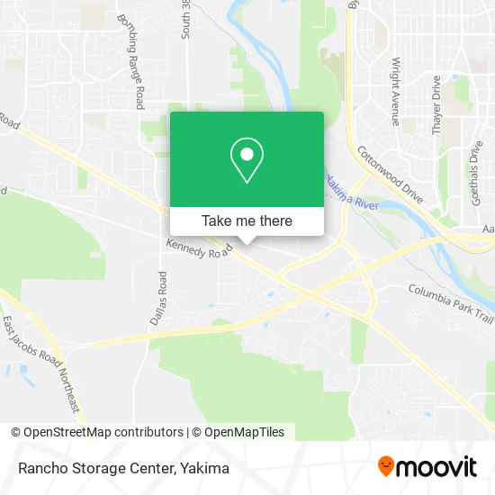 Rancho Storage Center map