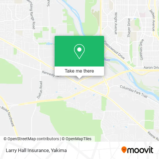 Larry Hall Insurance map