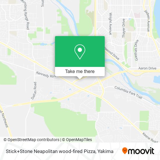 Mapa de Stick+Stone Neapolitan wood-fired Pizza