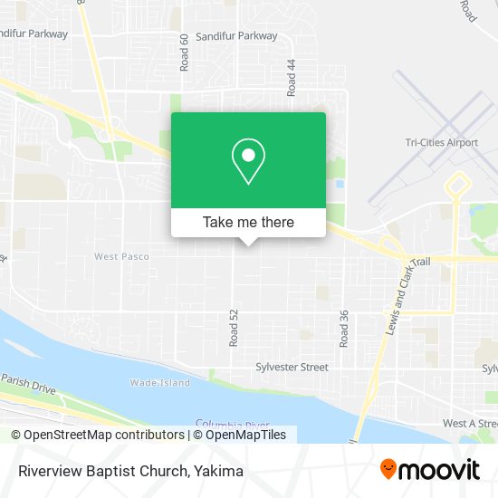 Riverview Baptist Church map