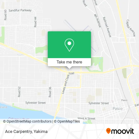 Mapa de Ace Carpentry