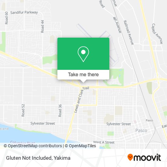 Gluten Not Included map
