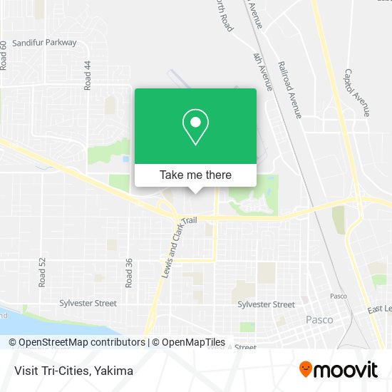 Visit Tri-Cities map