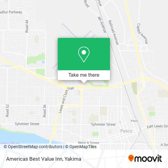 Mapa de Americas Best Value Inn