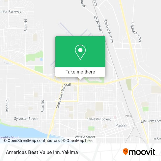 Americas Best Value Inn map