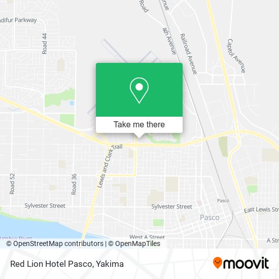 Mapa de Red Lion Hotel Pasco