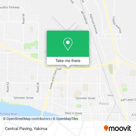 Mapa de Central Paving