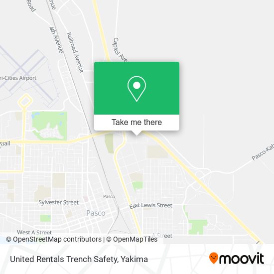 United Rentals Trench Safety map