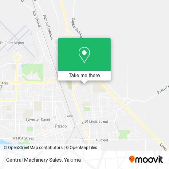 Mapa de Central Machinery Sales