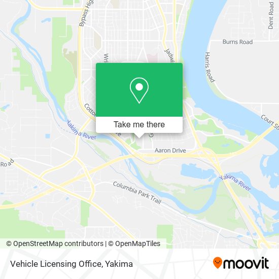 Vehicle Licensing Office map