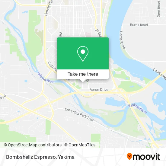 Bombshellz Espresso map