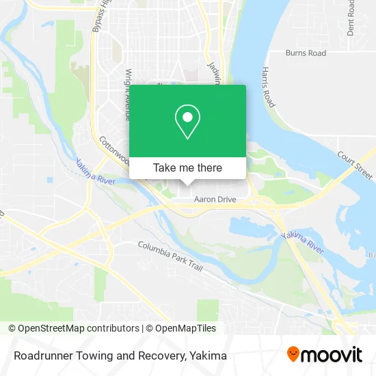 Roadrunner Towing and Recovery map