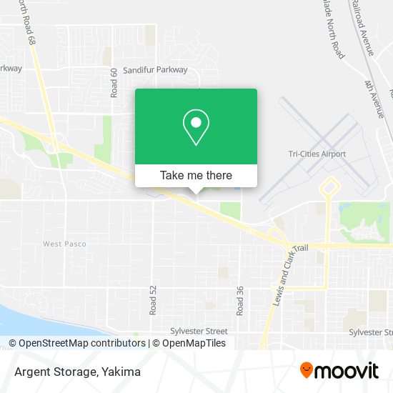 Mapa de Argent Storage