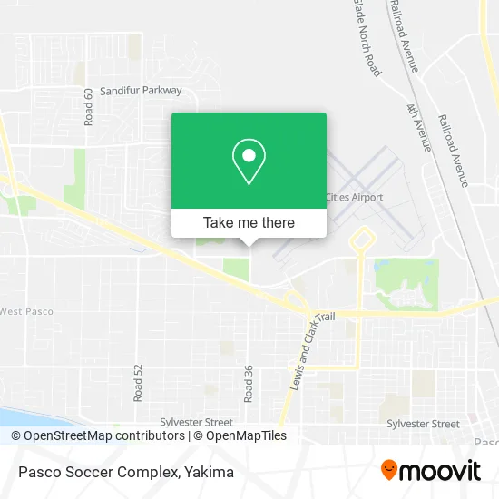 Mapa de Pasco Soccer Complex