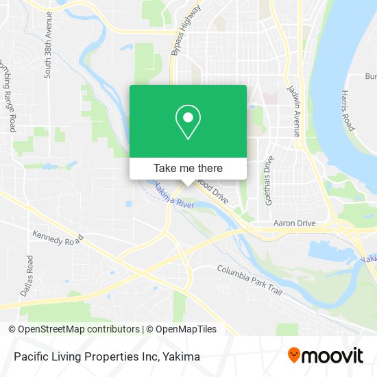 Pacific Living Properties Inc map