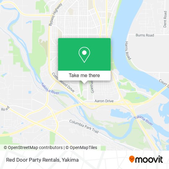 Mapa de Red Door Party Rentals