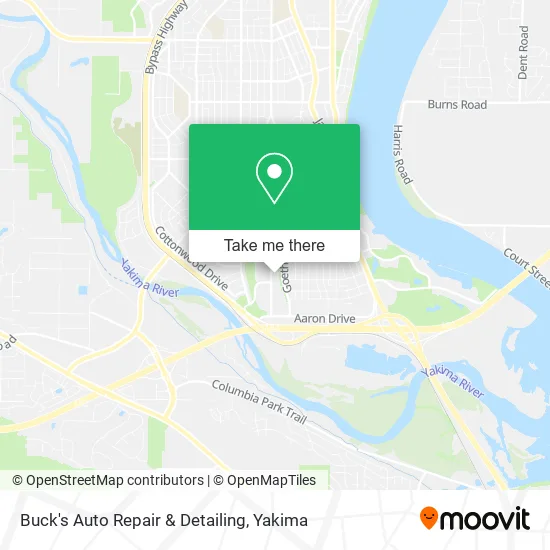 Buck's Auto Repair & Detailing map