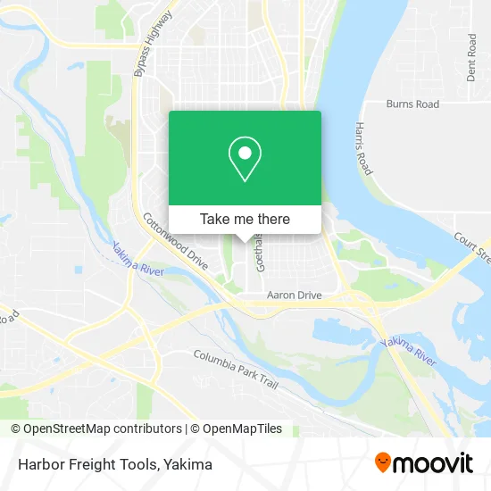 Harbor Freight Tools map