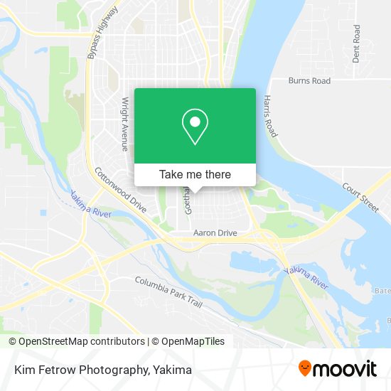 Kim Fetrow Photography map