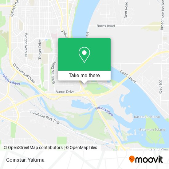 Mapa de Coinstar