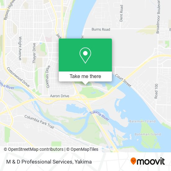 M & D Professional Services map
