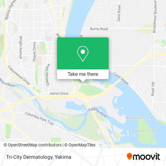 Tri-City Dermatology map