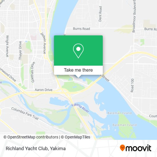 Richland Yacht Club map