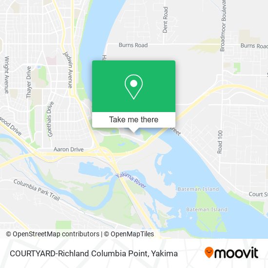 Mapa de COURTYARD-Richland Columbia Point