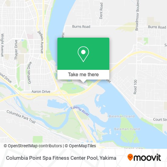 Mapa de Columbia Point Spa Fitness Center Pool