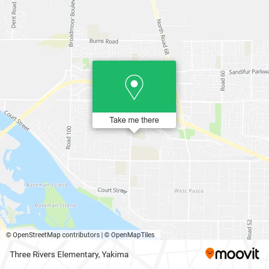Mapa de Three Rivers Elementary