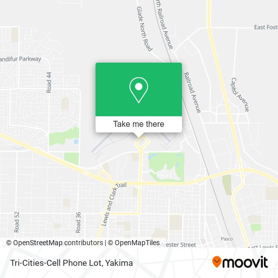 Mapa de Tri-Cities-Cell Phone Lot