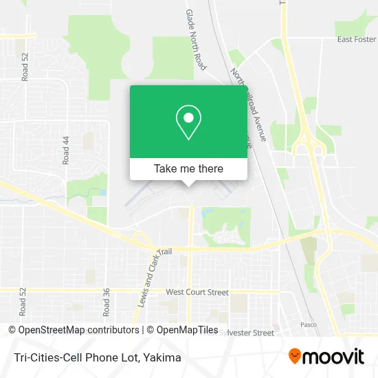 Tri-Cities-Cell Phone Lot map