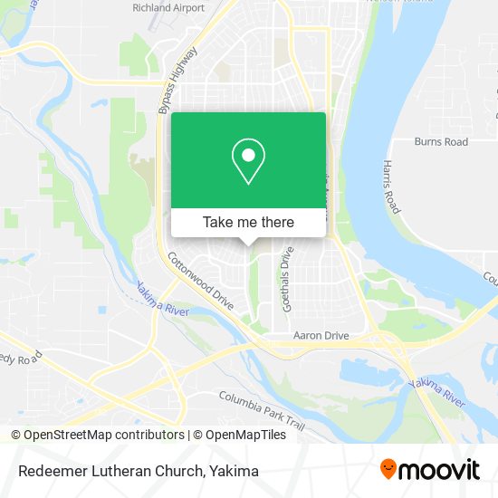 Redeemer Lutheran Church map