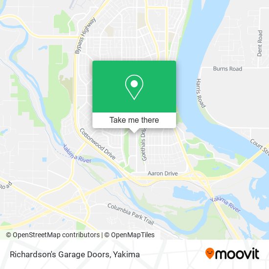Richardson's Garage Doors map