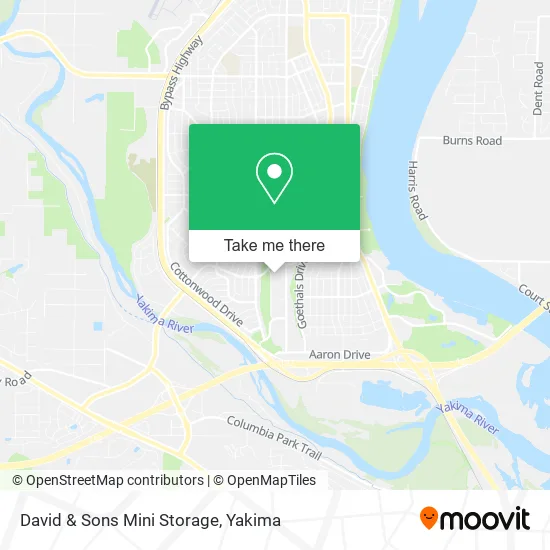 David & Sons Mini Storage map