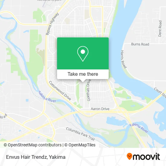 Envus Hair Trendz map