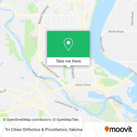 Tri-Cities Orthotics & Prosthetics map