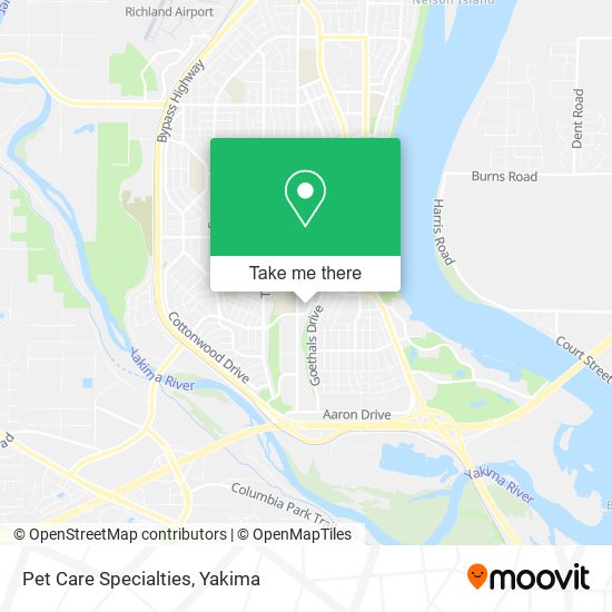 Pet Care Specialties map