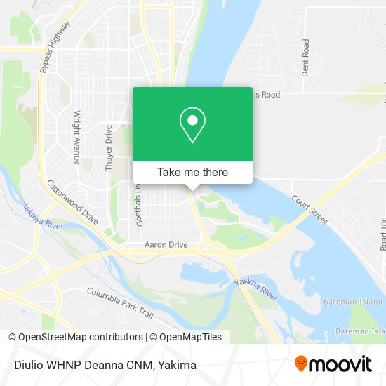 Mapa de Diulio WHNP Deanna CNM