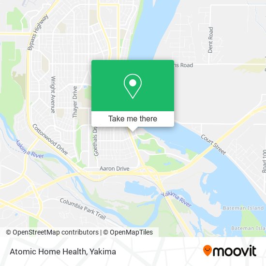 Mapa de Atomic Home Health