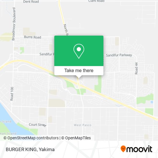 BURGER KING map