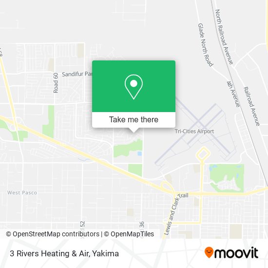 Mapa de 3 Rivers Heating & Air